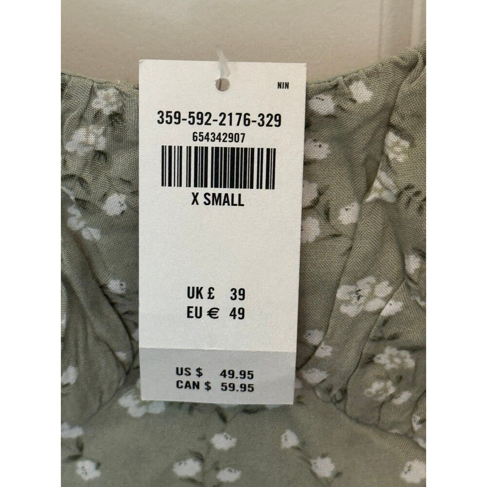 Hollister Co., Women’s Green Sleeveless Dress, Size XS Clothing (NEW WITH TAGS) - Picture 10 of 12